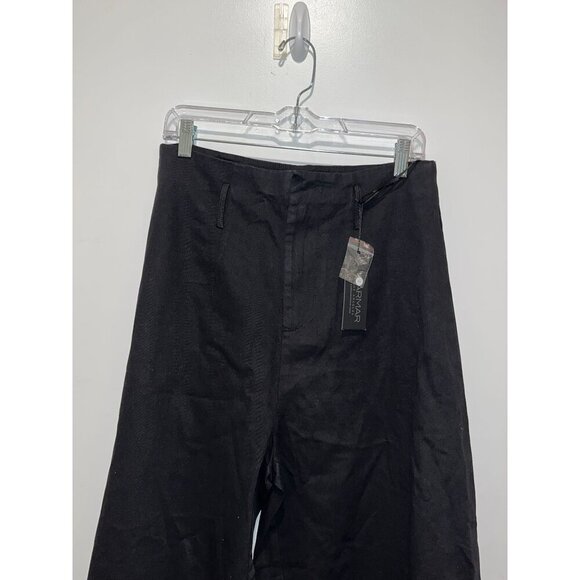 NWT Carmar Los Angeles Black High-Waisted Outdoor Wide-Leg Pants Women's Size 12 - Picture 3 of 12